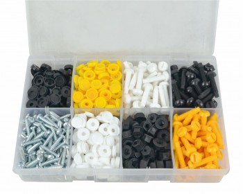Assorted Number Plate Fasteners (300 Pairs) 
